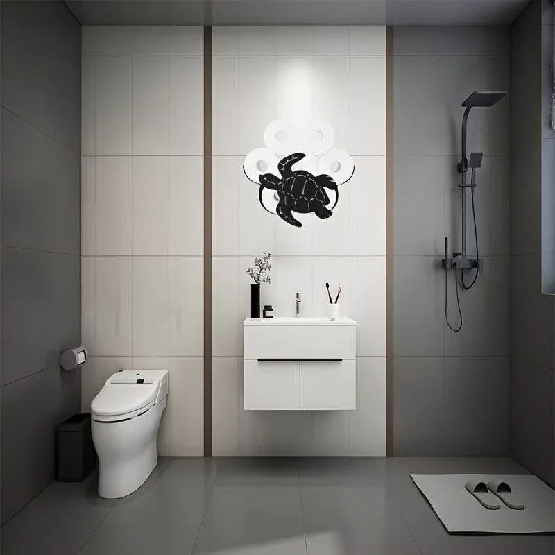 Ocean Turtle Toilet Paper Holder Rack - Montero Milan