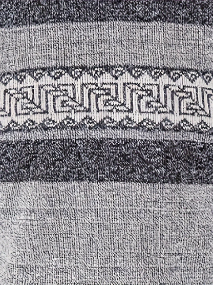 Men's Thermal Fleece-Lined Sport Knit Sweater with Zipper Pockets - Ethnic Wave Pattern, Stand Collar, Long Sleeve for Hiking, Cycling & Casual Winter Wear - Father’s Day Gift, Winter Knit Fabric