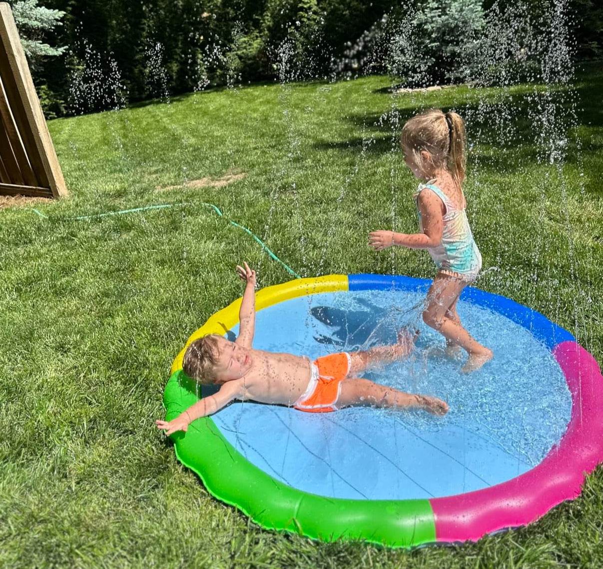 SplashPaw™ Fun Zone - The Splash Pad Makes Your Pup and Kids Happy! - Montero Milan