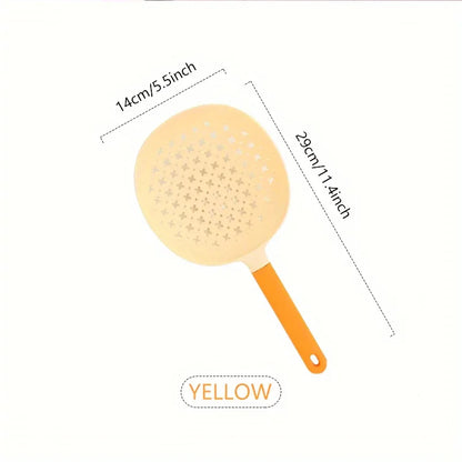 Montero Milan 1pc, Kitchen Colander, Kitchen Household Large Plastic Drain Long Handle Spoon, Salvage Noodle Dumpling High Temperature Resistant Colander Kitchen Stuff Kitchen Accessories Baking Supplies