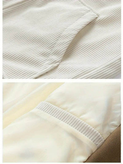 False Two-Piece Hooded Basketball Jacket - Montero Milan