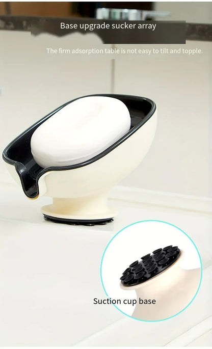 Montero Milan Drain soap dish, soap holder, bathroom drain soap rack, household suction cup soap box without drilling, scented soap holder, scented soap tray, bathroom soap container and storage