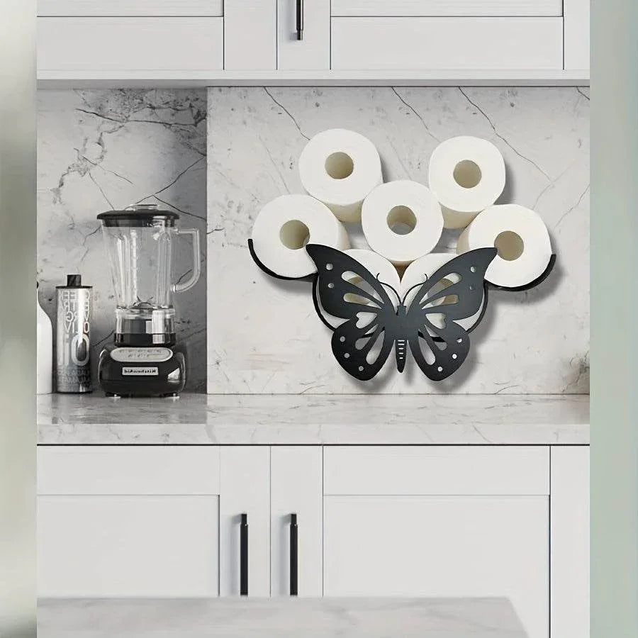Butterfly Toilet Paper Holder Rack - Montero Milan