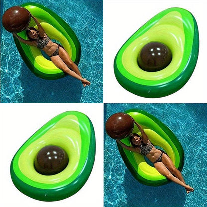 Avocado Pool Float with Removable Pit  - Montero Milan