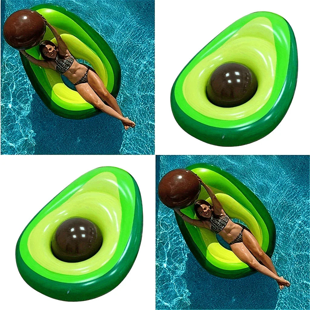 Avocado Pool Float with Removable Pit  - Montero Milan