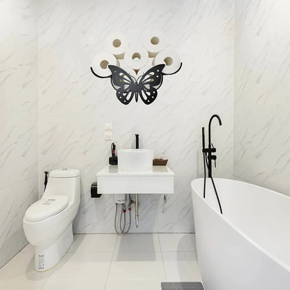 Butterfly Toilet Paper Holder Rack - Montero Milan