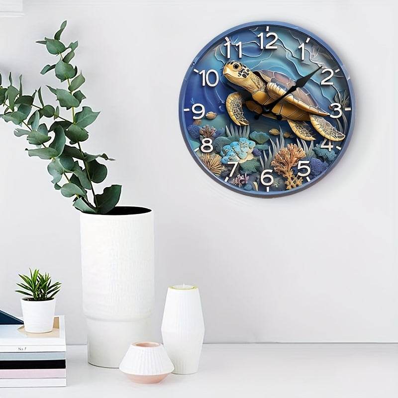 Ocean Turtle Silent Wall Clock - Montero Milan
