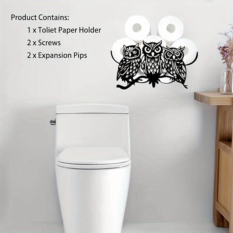Owl Toilet Paper Holder Rack - Montero Milan