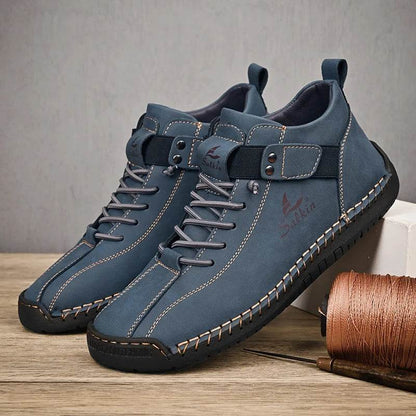 Handmade Split Leather Sneakers - Montero Milan