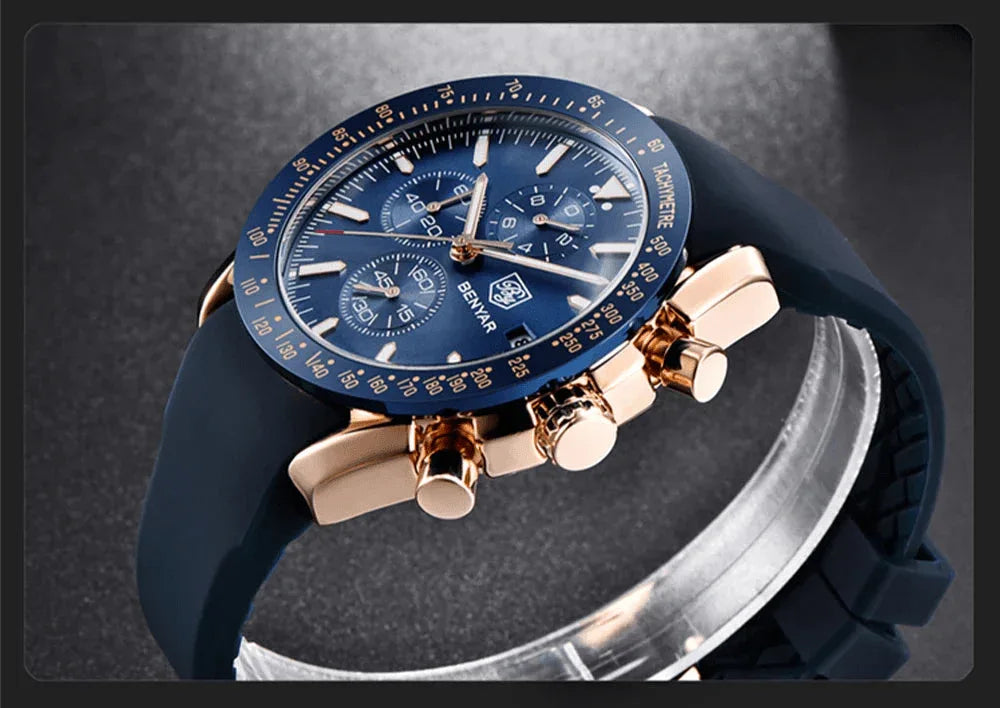 Stravaro ChronoSport Leather Watch - Montero Milan