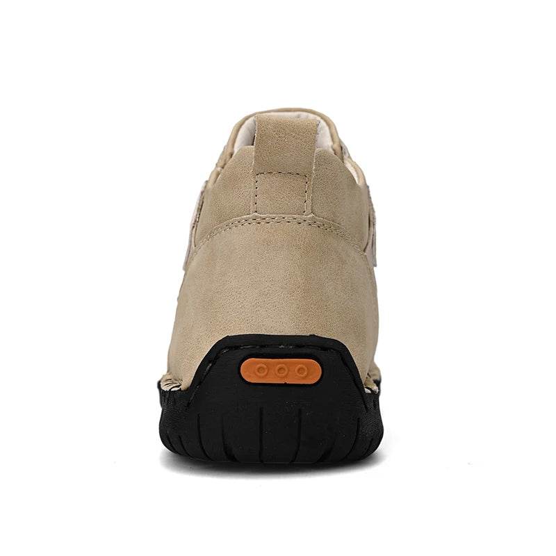 Handmade Split Leather Sneakers - Montero Milan