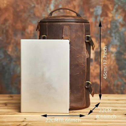 ForgeTrail™ Vintage Genuine Leather Backpack - Montero Milan