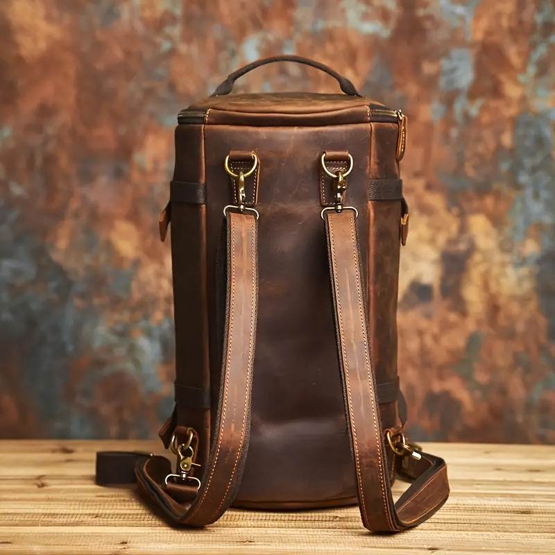 ForgeTrail™ Vintage Genuine Leather Backpack - Montero Milan