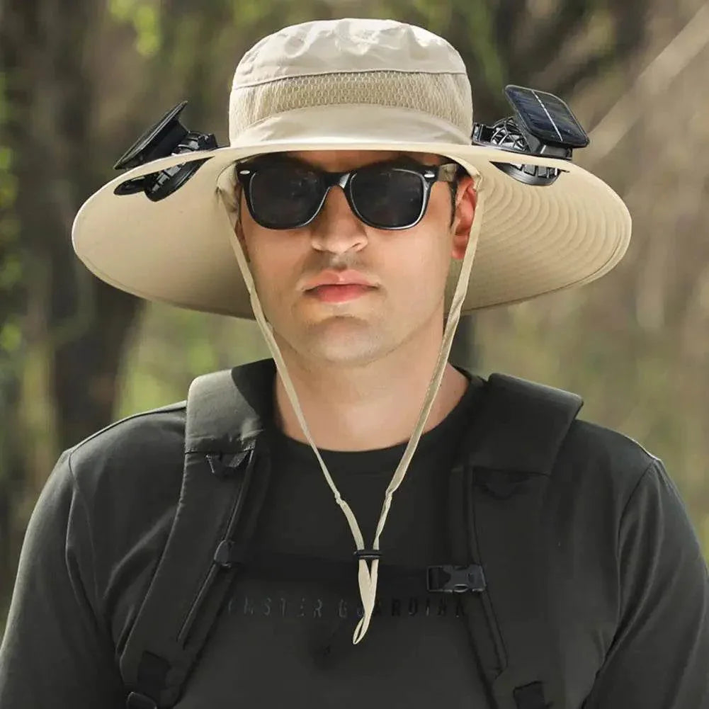 Wide Brim Solar Fan Hat - Montero Milan