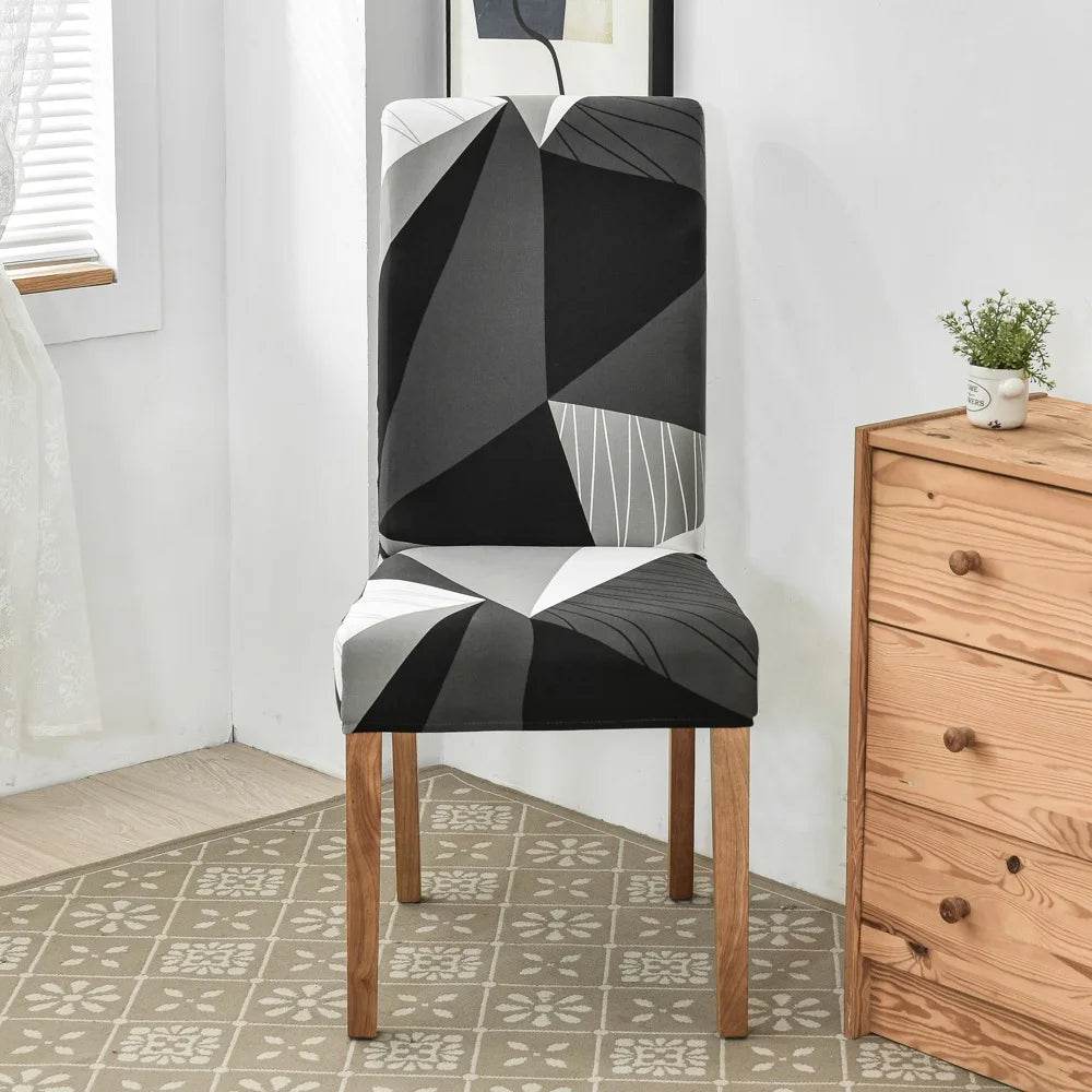 Sovana Home Stretch Chair Covers – Designer Print Edition - Montero Milan