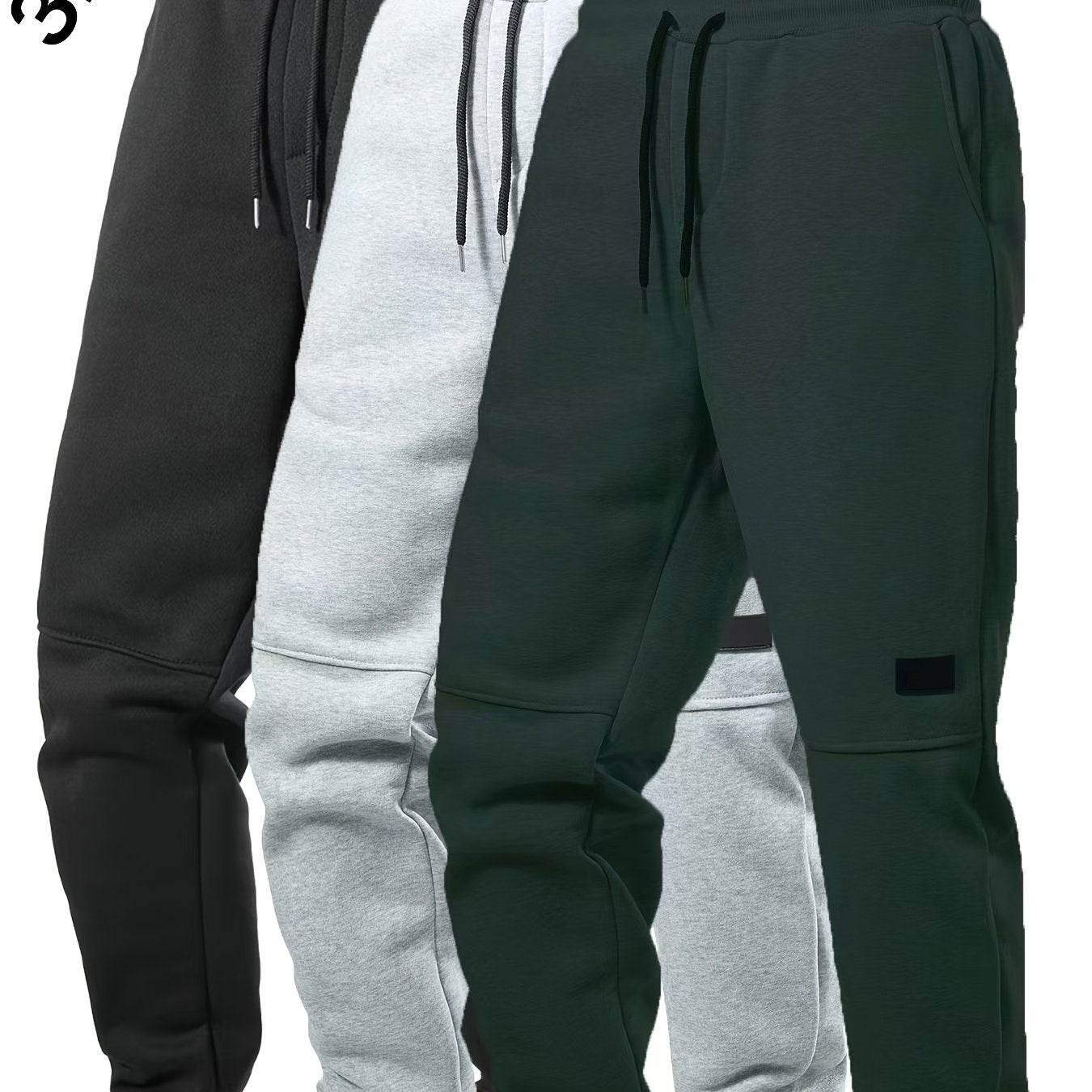 3-Pack Men's Fleece Jogger Sweatpants - Montero Milan