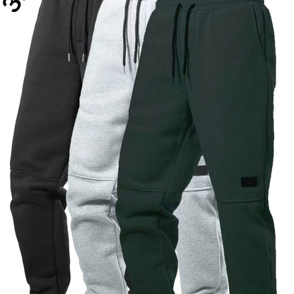 3-Pack Men's Fleece Jogger Sweatpants - Montero Milan