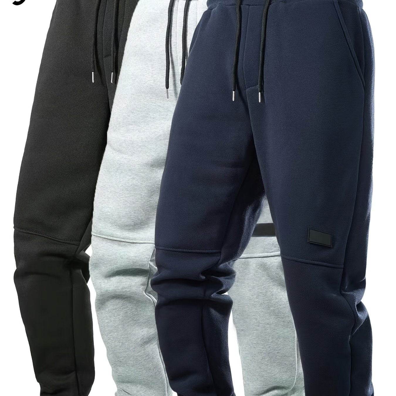 3-Pack Men's Fleece Jogger Sweatpants - Montero Milan