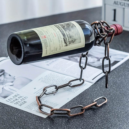 Floating Chain Wine Bottle Holder - Montero Milan