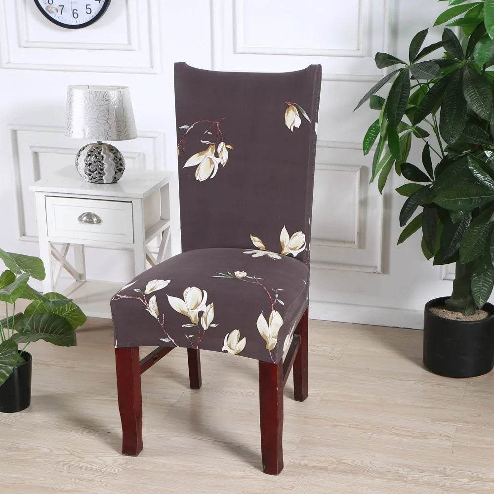 Sovana Home Stretch Chair Covers – Designer Print Edition - Montero Milan