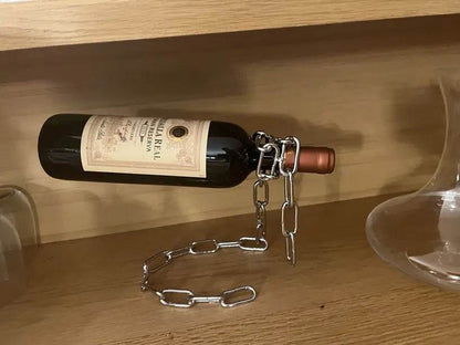Floating Chain Wine Bottle Holder - Montero Milan