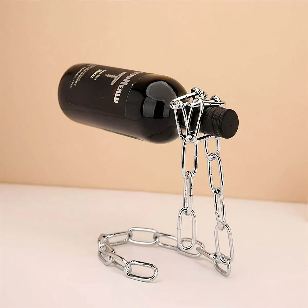 Floating Chain Wine Bottle Holder - Montero Milan