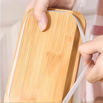 Ceramic Butter Dish with Bamboo Lid & Spreader - Montero Milan