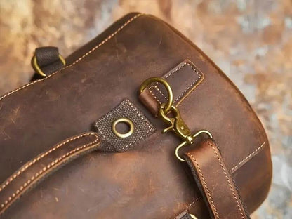 ForgeTrail™ Vintage Genuine Leather Backpack - Montero Milan