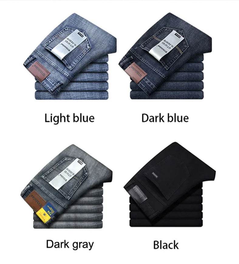 Classic Stretch Business Denim Jeans - Montero Milan