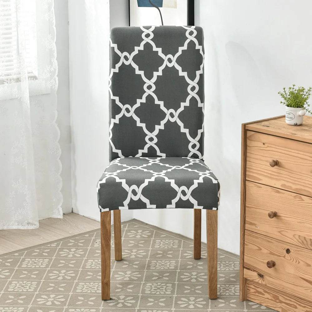 Sovana Home Stretch Chair Covers – Designer Print Edition - Montero Milan