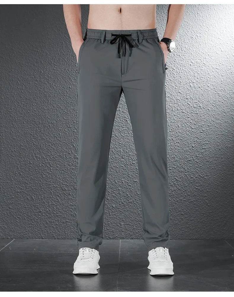 Soft Ice Silk Casual Pants - Montero Milan