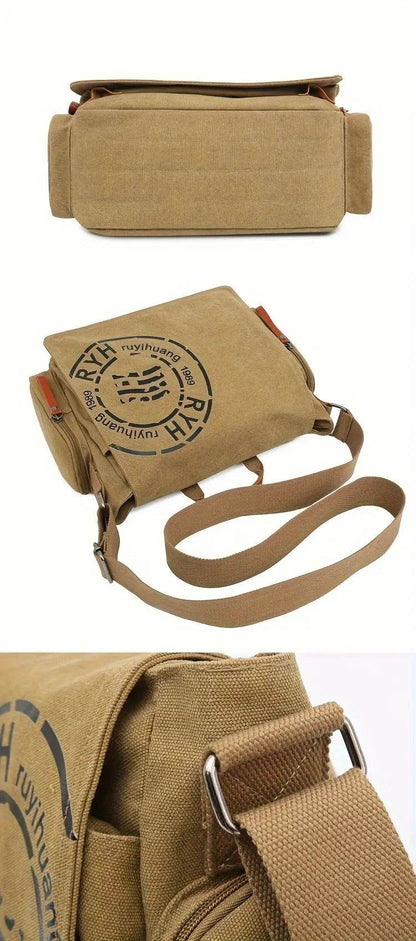 Montero Milan Canvas Messenger Bag - Montero Milan