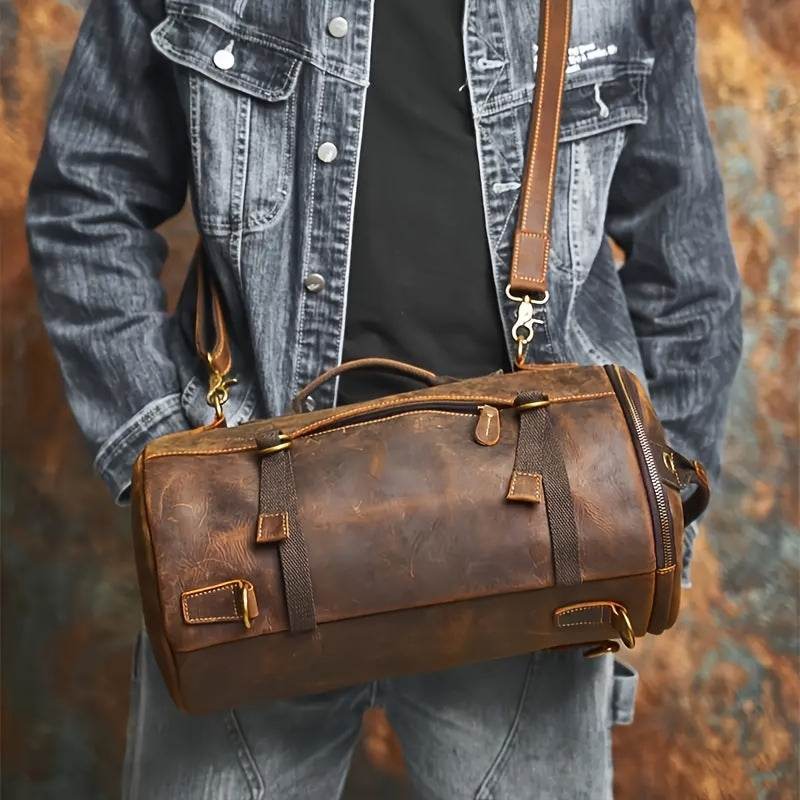 ForgeTrail™ Vintage Genuine Leather Backpack - Montero Milan