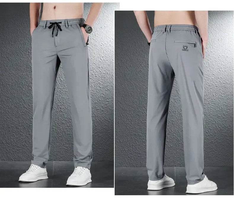 Soft Ice Silk Casual Pants - Montero Milan
