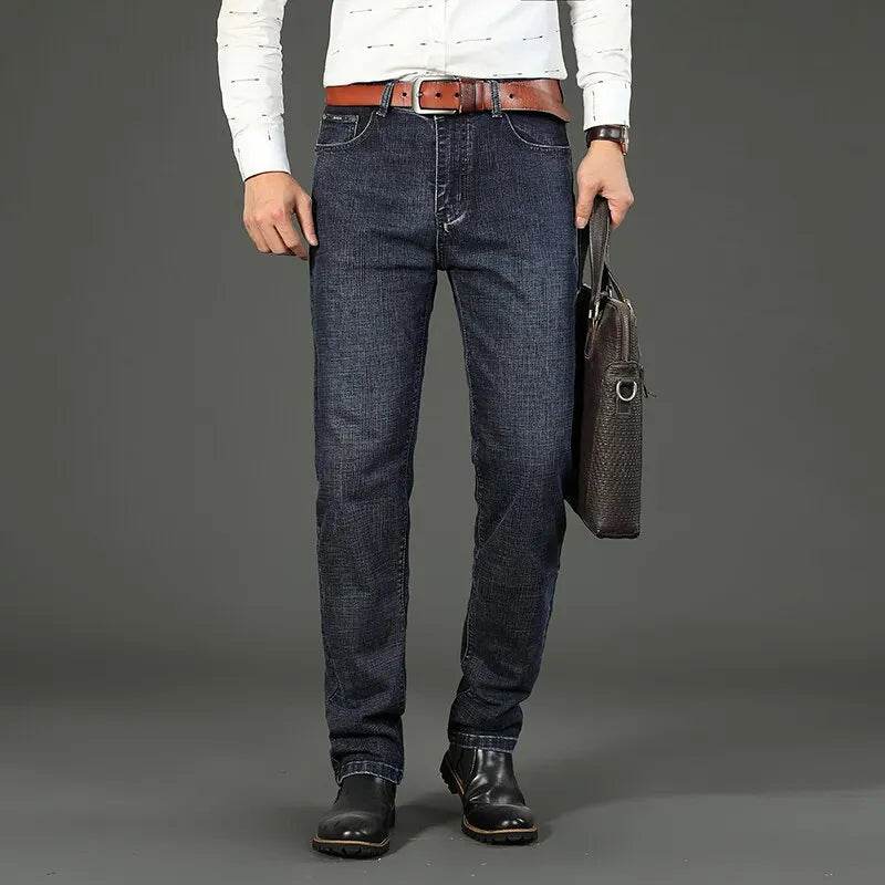 Classic Stretch Business Denim Jeans - Montero Milan