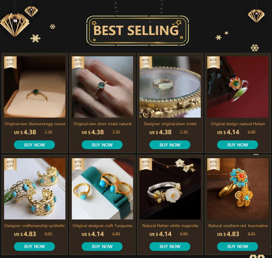 Natural Hetian  jade Enamel Porcelain Lotus Canopy Open Ring Chinese Retro Designer Style original Design Silver jewelry