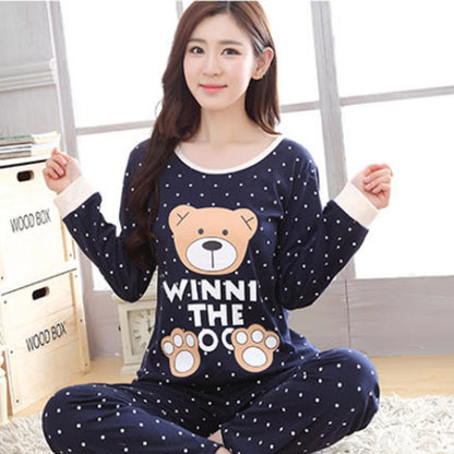Polka Dot Bear Pajama Set