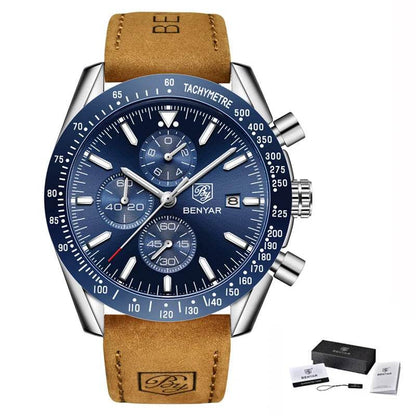 Stravaro ChronoSport Leather Watch - Montero Milan