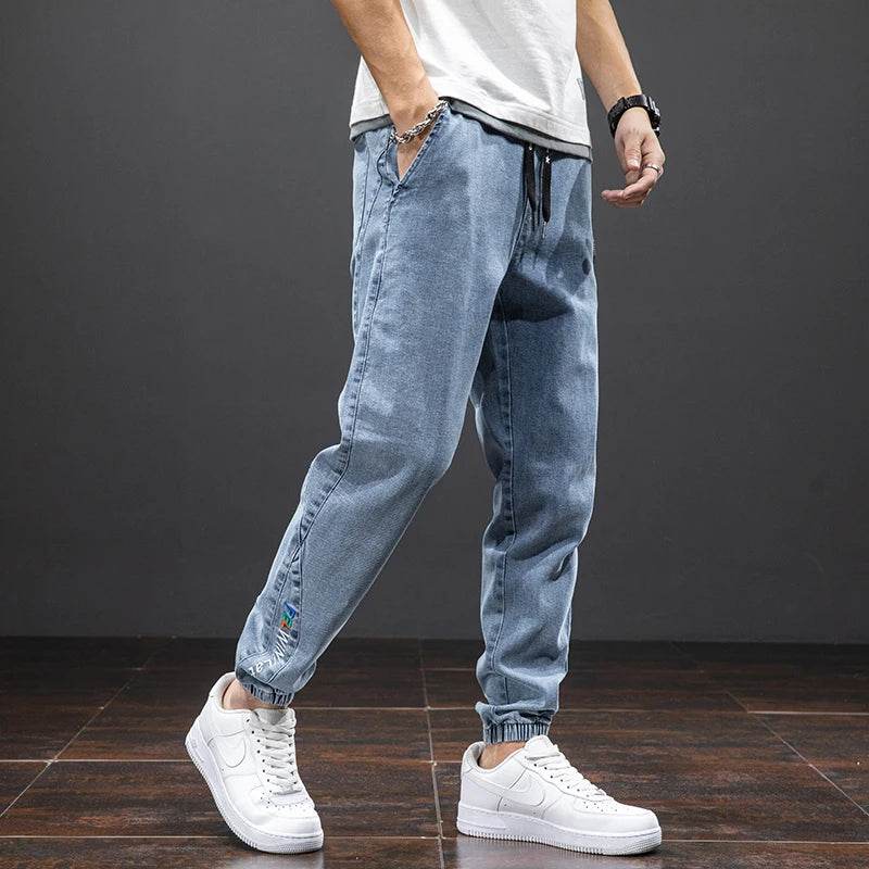 Men's Streetwear Jean Joggers - Montero Milan