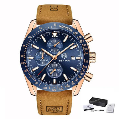 Stravaro ChronoSport Leather Watch - Montero Milan