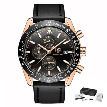 Stravaro ChronoSport Leather Watch - Montero Milan