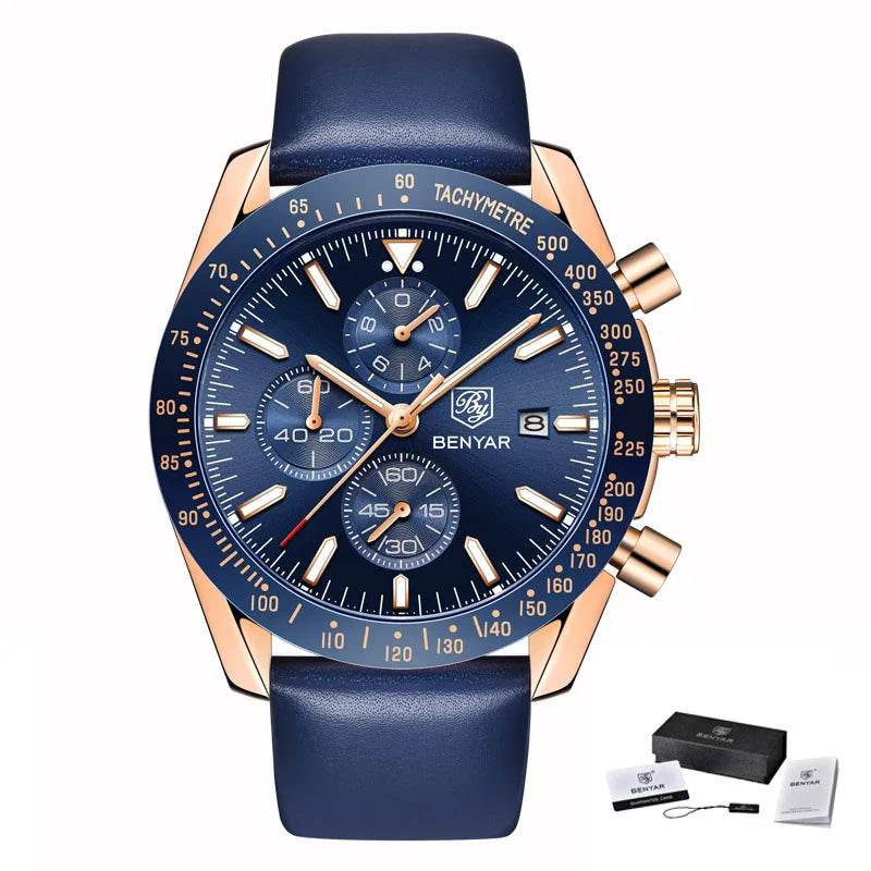 Stravaro ChronoSport Leather Watch - Montero Milan