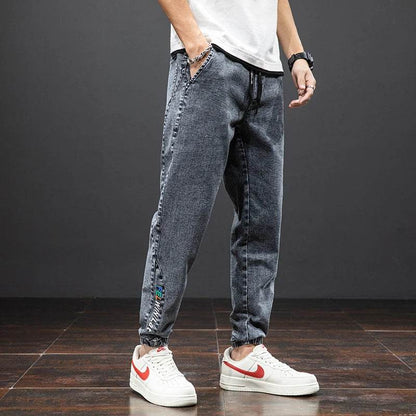 Men's Streetwear Jean Joggers - Montero Milan