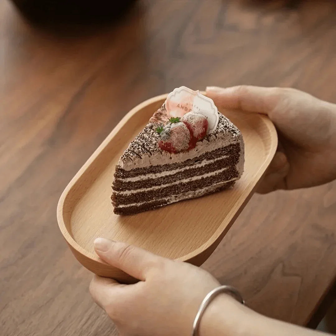 Mokura™ Solid Wood Oval Tray - Montero Milan