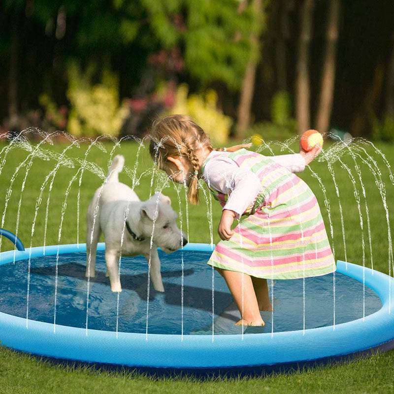 SplashPaw™ Fun Zone - The Splash Pad Makes Your Pup and Kids Happy! - Montero Milan