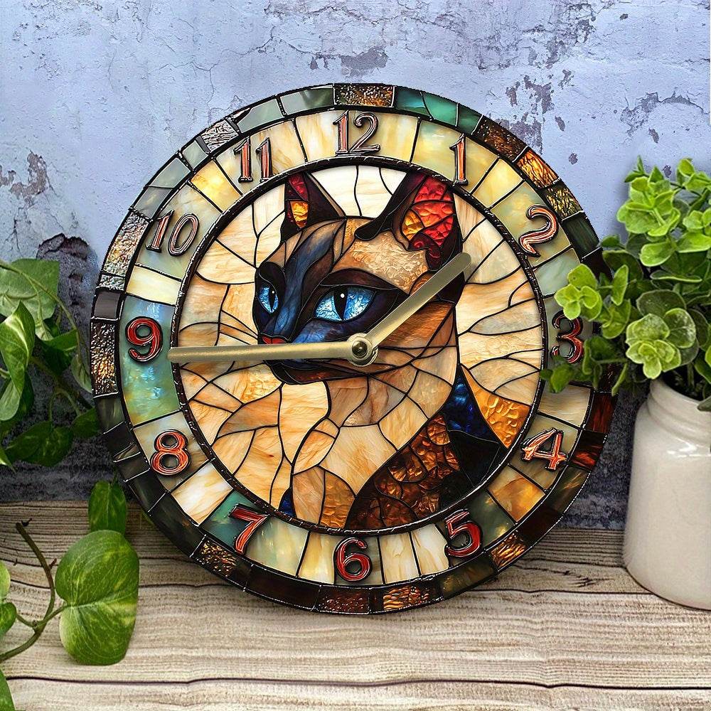 Cute Cat Silent Wall Clock - Montero Milan