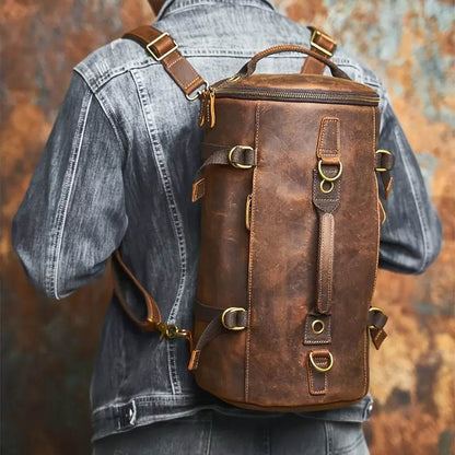 ForgeTrail™ Vintage Genuine Leather Backpack - Montero Milan