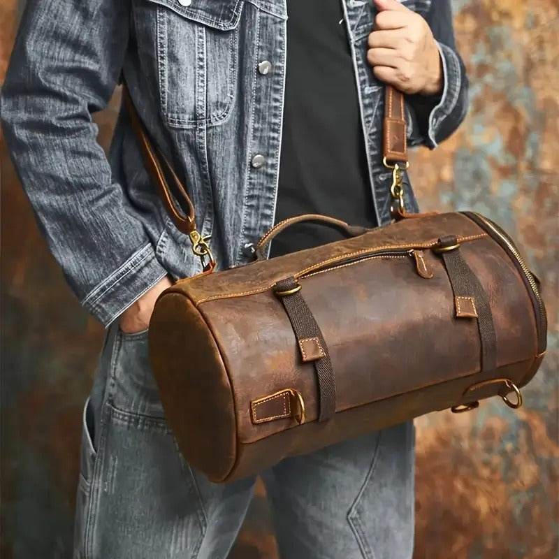 ForgeTrail™ Vintage Genuine Leather Backpack - Montero Milan