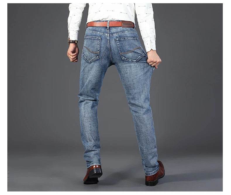 Classic Stretch Business Denim Jeans - Montero Milan