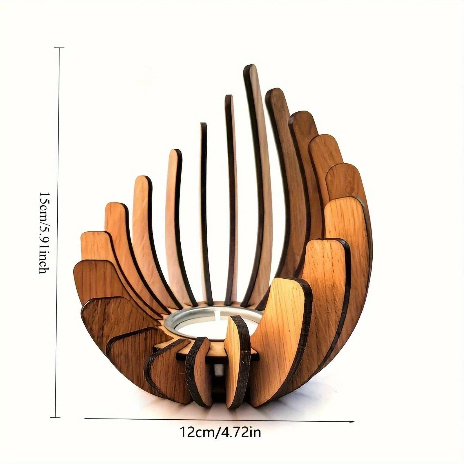 Lunlotus™ Wooden Candle Holder - Montero Milan